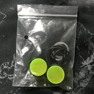 Acrylic UV glowinthedark plugs 3/4” plugs gauges